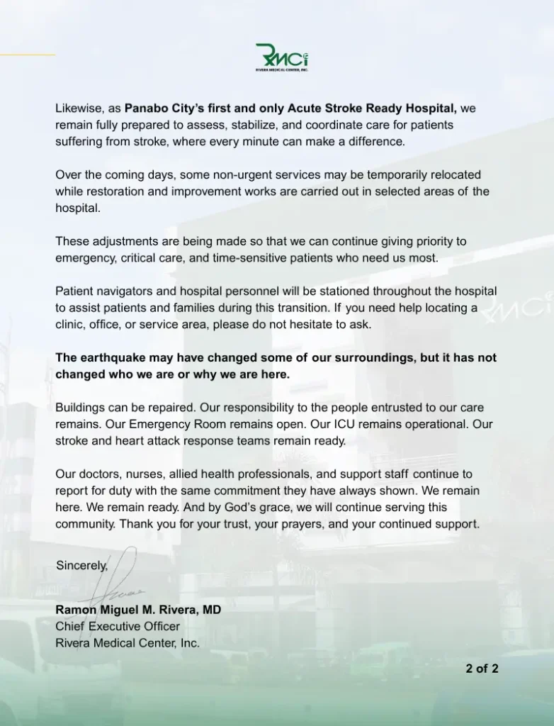 rivera-medical-center-ceo-message